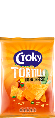 Croky Tortilla Nacho Cheese 170gr