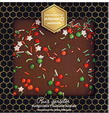 Bijenkorf Melk Chocolade met Hazelnoot/Amaretti topping 
