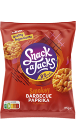 Snack-a-Jacks Crispy BBQ Paprika zakje 23gr