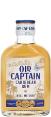 OLD CAPTAIN Rum Bruin zakflacon 0,20 ltr