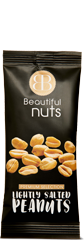 Beautiful Nuts Pinda&#039;s Gezouten zakje 50gr zwart