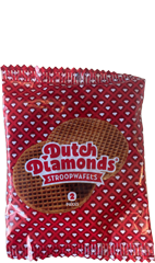 Dutch Diamonds Stroopwafel Duopak Rood 64gr