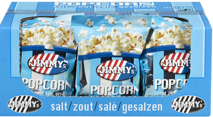 JIMMY&#039;s popcorn ZOUT KLEINJIMMY&#039;s popcorn ZOUT KLEIN