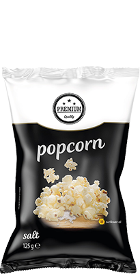 Popcorn zwart 125gr