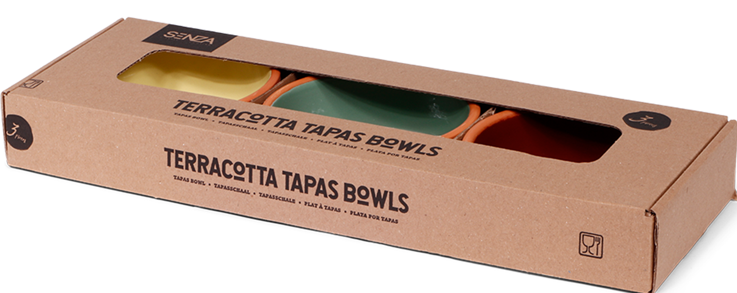 SENZA Terracotta Tapas Multi-kleur /3