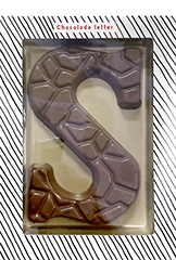 Sint - Sint letter S melkchocolade UTZ 135 g