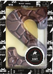 Sint - Sint letter S melkchocolade UTZ 175 g