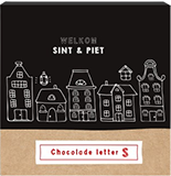 Sint - Sint letter S melkchocolade 40 g