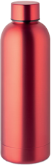 Dubbelwandige isolerende vacuümfles 500ml rood