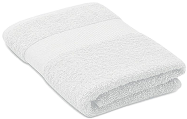 Badstof handdoek wit 100x50cm